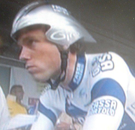 Kim Kirchen at the start of the prologue of the Benelux-tour 2005